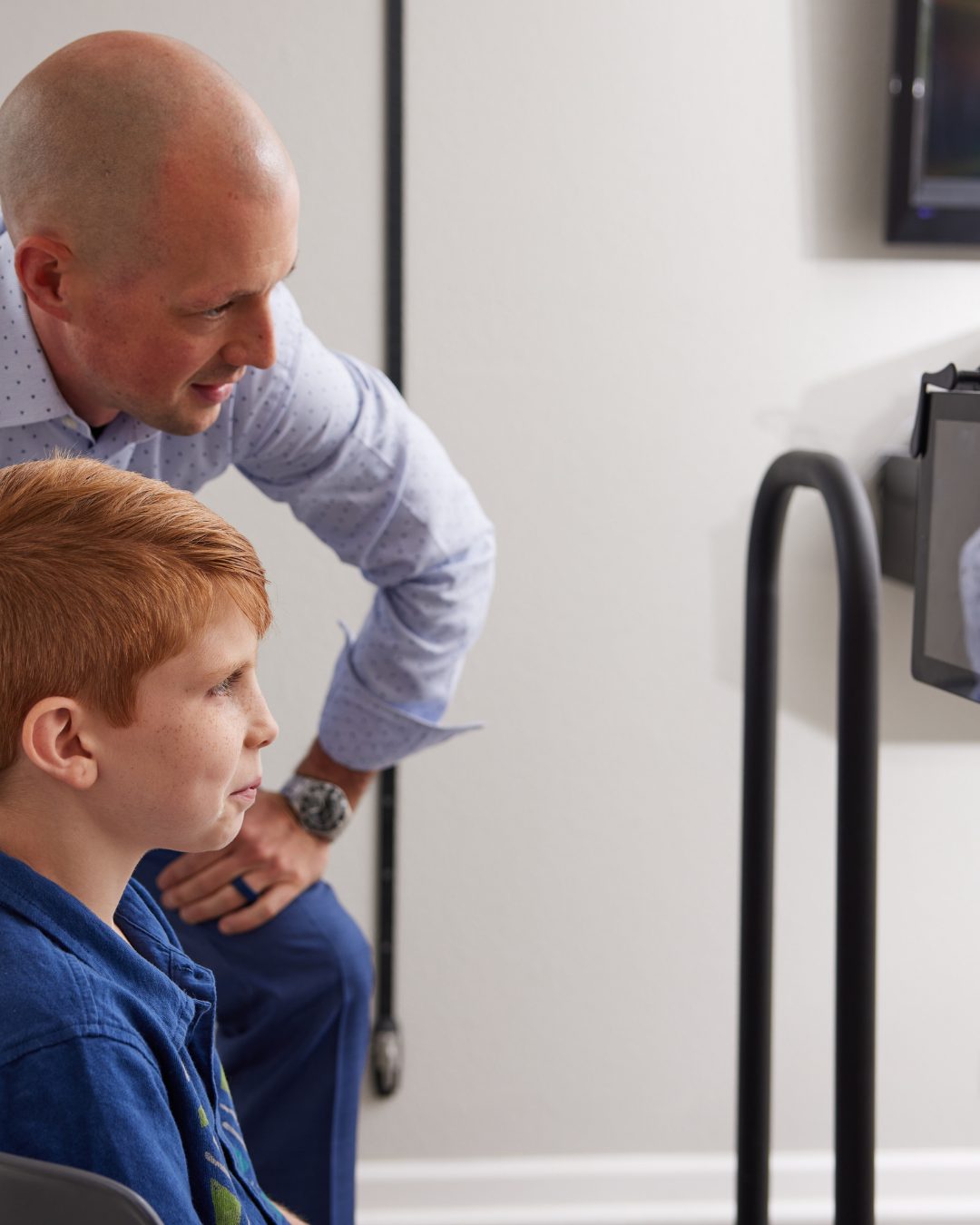 Child with Doctor in office